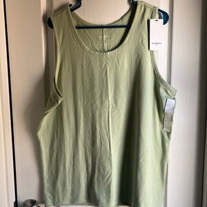 NWT Goodfellow & Co green tank top L